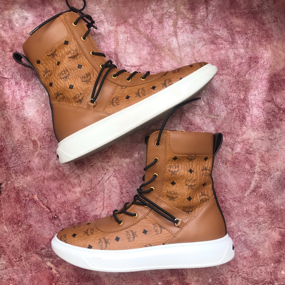 MCM Unisex Visetos Boots size 40